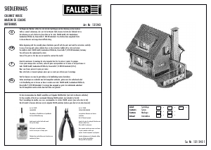 Bedienungsanleitung Faller set 131243 H0 Siedlerhaus