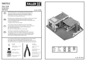 Bedienungsanleitung Faller set 131258 H0 Tankstelle