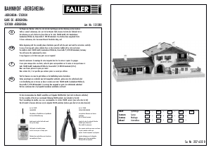 Mode d’emploi Faller set 131280 H0 Gare de Bergheim