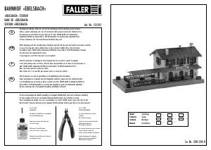 Handleiding Faller set 131291 H0 Station Ebelsbach