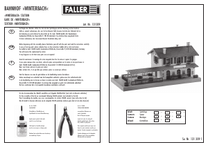 Handleiding Faller set 131309 H0 Station Winterbach