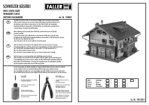 Handleiding Faller set 190050 H0 Zwitserse kaasmakerij