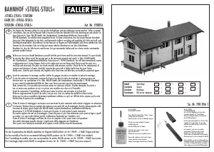 Handleiding Faller set 190056 H0 Station Stugl-Stuls