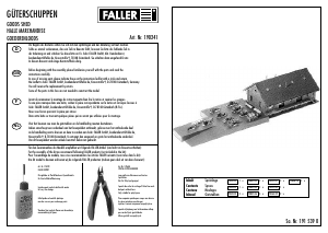 Manual Faller set 190241 H0 Goods shed
