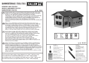 Manual Faller set 190549 H0 Gatekeepers house Stugl-Stuls