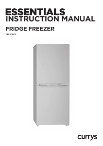 Manual Currys Essentials CE55CW13 Fridge-Freezer