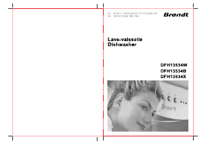 Mode d’emploi Brandt DFH13534X Lave-vaisselle