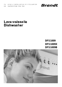 Mode d’emploi Brandt DFS1009X Lave-vaisselle