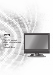 Manuale BenQ VM2221 LCD televisore