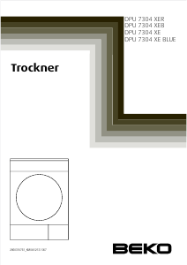 Bedienungsanleitung BEKO DPU 7304 XE Trockner