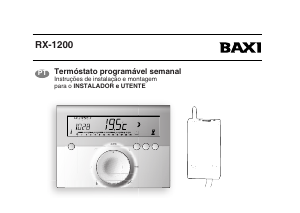 Manual Baxi RX-1200 Termostato