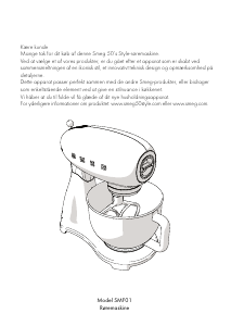 Brugsanvisning Smeg SMF01BLEU Røremaskine