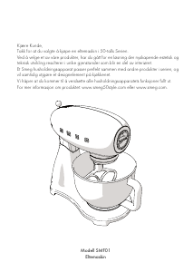 Bruksanvisning Smeg SMF01CREU Kjøkkenmaskin