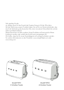 Bedienungsanleitung Smeg TSF01UJEU Toaster