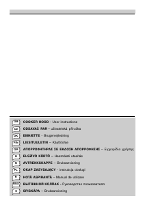 Käyttöohje Ardo CN60INOX Liesituuletin