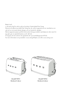 Bedienungsanleitung Smeg TSF02PBEU Toaster