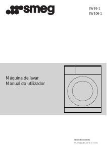 Manual Smeg SW106-1 Máquina de lavar roupa