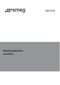 Manual Smeg SW107D Washing Machine
