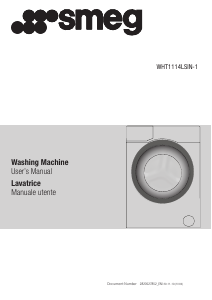 Manuale Smeg WHT1114LSIN-1 Lavatrice