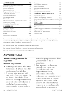 Manual de uso Smeg CVI321X3 Vinoteca