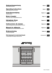 Manual de uso Smeg CVI38X Vinoteca