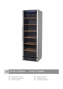 Brugsanvisning Smeg SCV115AS Vinkøleskab