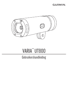Handleiding Garmin Varia UT800 Fietslamp