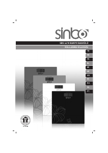 Manual de uso Sinbo SBS 4418 Báscula