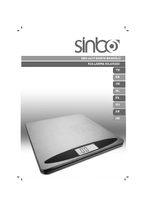 Manual de uso Sinbo SBS 4419 Báscula