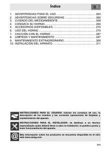 Manual de uso Smeg F610AB Horno