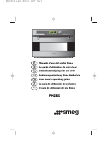 Manual de uso Smeg FM38X Horno