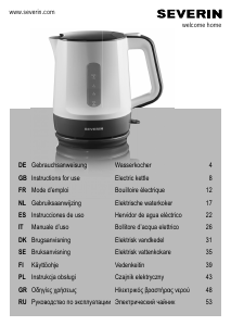 Manual Severin WK 3384 Kettle