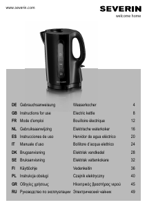 Bedienungsanleitung Severin WK 3388 Wasserkocher