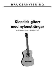 Bruksanvisning Rusta 7655-0024 Gitarr