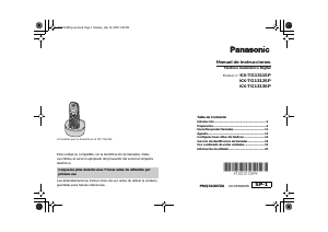 Manual de uso Panasonic KX-TG1311SP Teléfono inalámbrico