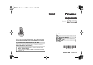 Kullanım kılavuzu Panasonic KX-TG1311TRH Kablosuz telefon