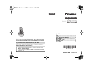 Kullanım kılavuzu Panasonic KX-TG1311TRW Kablosuz telefon