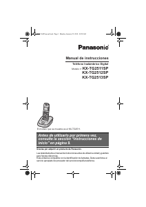 Manual Panasonic KX-TG2511SP Telefone sem fio