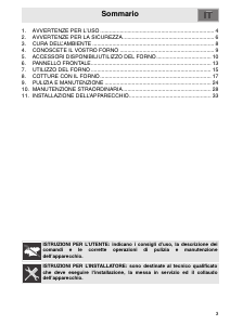 Manuale Smeg SC166-8 Forno