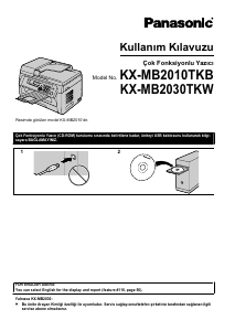 Kullanım kılavuzu Panasonic KX-MB2030TKW Çok işlevli yazıcı