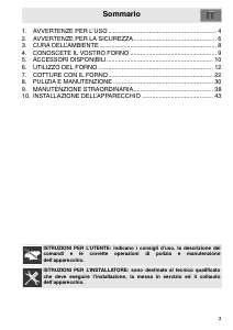 Manuale Smeg SC371X-8 Forno