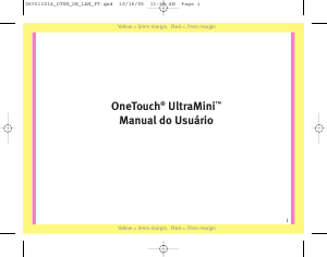Manual OneTouch UltraMini Medidor de glicemia