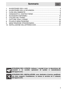 Manuale Smeg SC485N-8 Forno