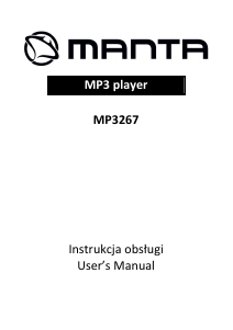 Instrukcja Manta MP3267 Odtwarzacz Mp3