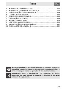 Manual Smeg SC750RA-8 Forno