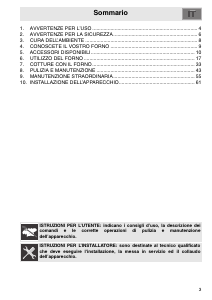 Manuale Smeg SCP108AL8 Forno