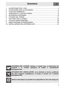 Manuale Smeg SCP109B-8 Forno