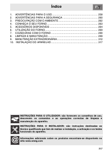 Manual Smeg SCP115A-1 Forno