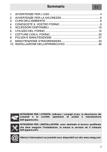 Manuale Smeg SCP372X-8 Forno