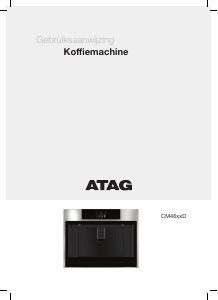 Bedienungsanleitung ATAG CM4692D Kaffeemaschine
